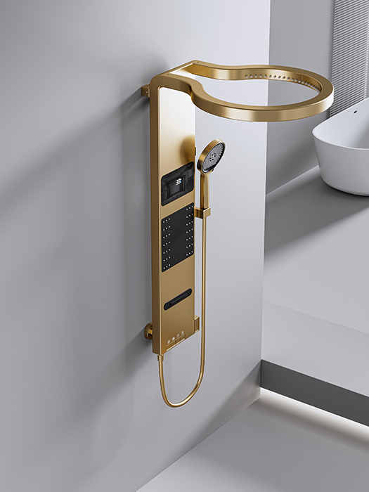 拉丝金淋浴屏 拉丝金淋浴屏